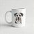 Caneca Dalmata Branca 325ml - Imagem 1