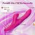 Vibrador Vai e Vem com Pulsador de Clitóris - 3 Cores - Imagem 3