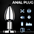 PLUG ANAL VIBRATÓRIO COM CONTROLE REMOTO TAMANHO P - Imagem 4