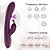 Vibrador ponto G com sugador e tripla estimulação - Imagem 9