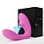 Vibrador de calcinha com formato glande e estimulador clitoriano - Imagem 3
