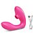 Vibrador de calcinha com formato glande e estimulador clitoriano - Imagem 11