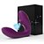 Vibrador de calcinha com formato glande e estimulador clitoriano - Imagem 4