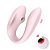 Vibrador de casal com estimulador clitoriano sugador e controle remoto - Imagem 2
