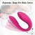 Vibrador de casal com estimulador clitoriano sugador e controle remoto - Imagem 11