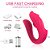 Vibrador de casal e estimulador clitoriano com Tecnologia de Vibroar e controle remoto - Imagem 7