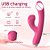 Vibrador ponto G com sugador de clitóris VIT1O5212 - Imagem 11