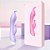 Vibrador ponto G com estimulador de clitóris - Imagem 2