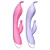 Vibrador ponto G com estimulador de clitóris - Imagem 1