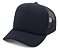 Boné Trucker Liso Redinha Aba Curva Kit 2 Peças Preto e Azul Marinho - Imagem 2