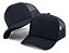 Boné Trucker Liso Redinha Aba Curva Kit 2 Peças Branco e Azul marinho - Imagem 8