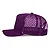 Boné Trucker Roxo Liso Redinha Aba Curva (unidade) - Imagem 3