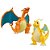 Charizard and Dragonite - Pokemon - Plastic Model Kit - Bandai - Imagem 1
