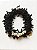 colar preto com franjas e perolas - Imagem 1
