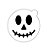 Stencil topo de bolo- Halloween Happy face - Imagem 1