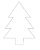 Tábua de frios - Árvore de Natal - amadeirado 6mm - Kit 5 unidades - Imagem 1