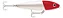 ISCA ARTIFICIAL RAPALA SKITTERWALK 11CM CABEÇA VERMELHA - Imagem 1