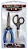 Kit Alicate Lumis Multifuncional 17,8cm + Tesoura 14cm - Aço - Imagem 1