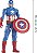 Boneco Marvel Titan Hero Deluxe Capitão America Hasbro E7877 - Imagem 3