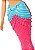 Boneca Barbie Sereia Loira com Cauda Rosa Mattel HGR04 - Imagem 4