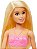 Boneca Barbie Sereia Loira com Cauda Rosa Mattel HGR04 - Imagem 5