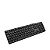Teclado USB Multimídia KB-M10BK Preto - Imagem 2