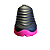 Tênis Guimi Sem Cadarço Preto/Pink PVC - Imagem 3