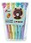 Kit Marca Texto Urso 6 Cores Pastel – Highlighter Fofo Escolar – Formato Urso - Imagem 1