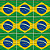 AZULEJOS DECORATIVOS BRASIL KIT 9 PEÇAS 15X15 - Imagem 1