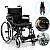 Cadeira De Rodas Modelo D400 Dobrável Até 120 Kg - Dellamed - Imagem 1