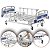Cama Hospitalar 3 Movimentos Manual Até 200kg DX3 - Dellamed - Imagem 1