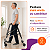 Andador Posterior Para Locomoção e Reabilitação Com 4 Rodas Tamanho G Preto - Mercur - Imagem 6