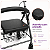 Andador 4 Rodas Para até 135Kg - Hidrolight - Imagem 3