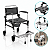 Cadeira De Banho Alumínio Premium Max 150Kg SC106 – Hidrolight - Imagem 1