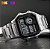 Relógio Digital SKMEI 1335 Square retrô esportivo à prova d'água - Imagem 1