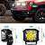 Par Farol De Milha Longo Alcance 60w Drl 5800 Lumens Ip68 - Imagem 4
