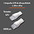 Par Led Branca Pingo T10 Base Cerâmica Placa E Luz Interna T10 - Imagem 2