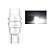 Par Led Branca Pingo T10 Base Cerâmica Placa E Luz Interna T10 - Imagem 6