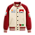 Moletom Varsity Marlboro 12 Vermelho/Off White (unissex) - Imagem 3