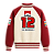 Moletom Varsity Marlboro 12 Vermelho/Off White (unissex) - Imagem 2