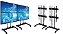 Rack/Pedestal Duplo para TV – Video Wall com 2 Monitores - Imagem 4