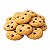 Biscoito Princesa Cookies Baunilha com Gotas de Chocolate - Pote 250g - Imagem 1