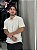 Polo Zíper Texturizada - Off White - Imagem 1
