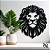 Quadro Decorativo Leão Sala Quarto Moderno MDF 45x49cm - Imagem 3
