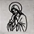 Quadro Decorativo Jesus em MDF - Imagem 1