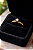 Anel noivado/casamento solitário luxo - Imagem 3