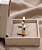 Aliança reta 3 mm com solitário Princess - Imagem 2