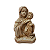 Mãe Rainha, 16cm, Gesso, Peça Única, Artesanal, Decoração Religiosa - Imagem 1
