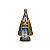 Nossa Senhora Aparecida 30cm em Gesso – Imagem Religiosa Artesanal - Imagem 6