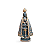 Nossa Senhora Aparecida 30cm em Gesso – Imagem Religiosa Artesanal - Imagem 5